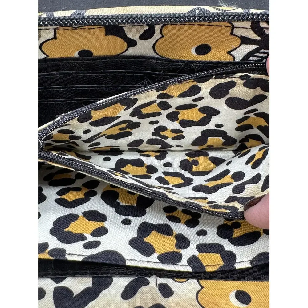 Vera Bradley Wallet Womens Multicolor Floral Quilted Cotton Zip Around Clutch - Picture 7 of 7
